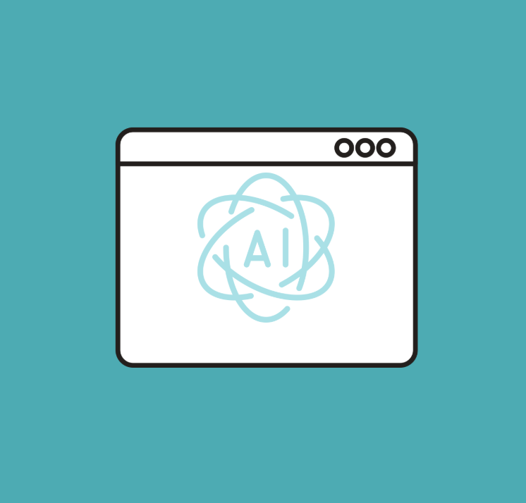 AI Search Results on a web page