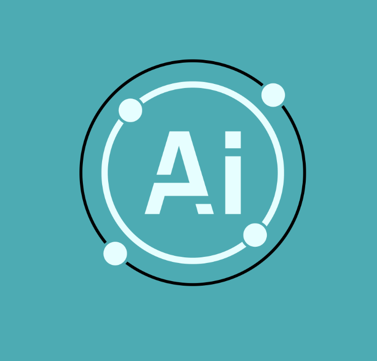 AI in a circle with dots