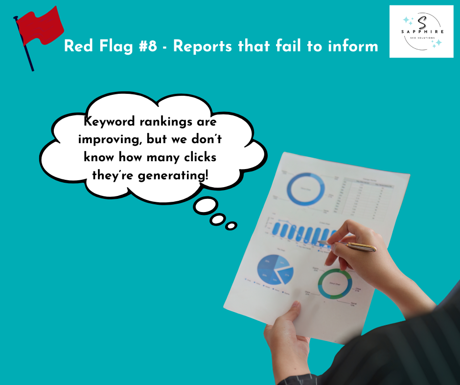 medical seo reports that fail to inform is a red flag