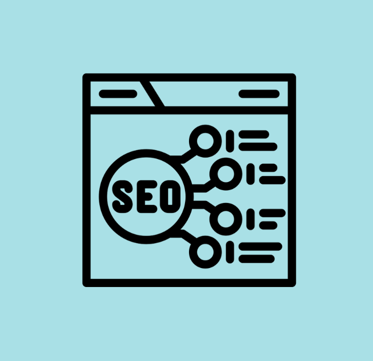 Web page with SEO showing links to other pages