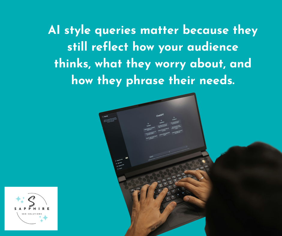 ai-style queries matter because they reflect how your audience thinks