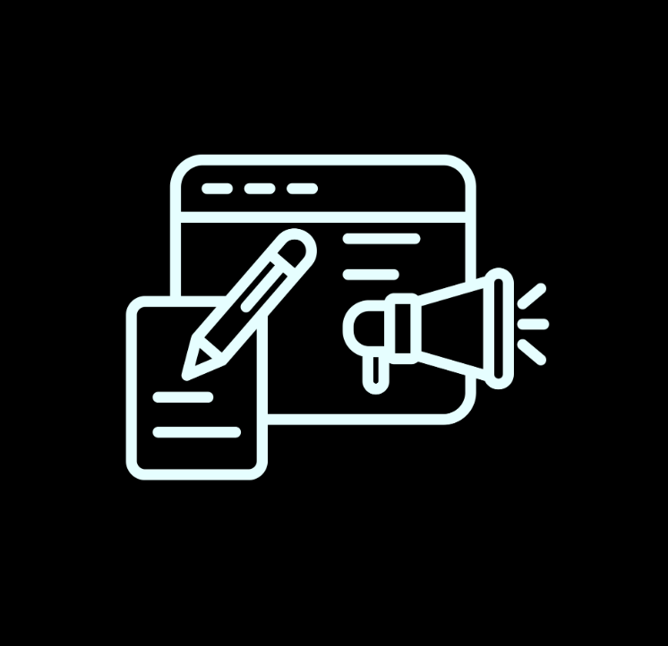 Graphic of a screen with a pen