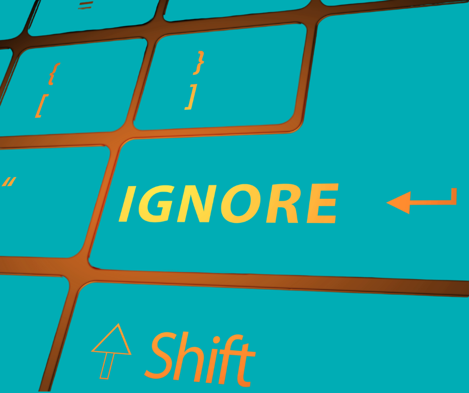 an ignore button suggesting businesses ignore online reputation