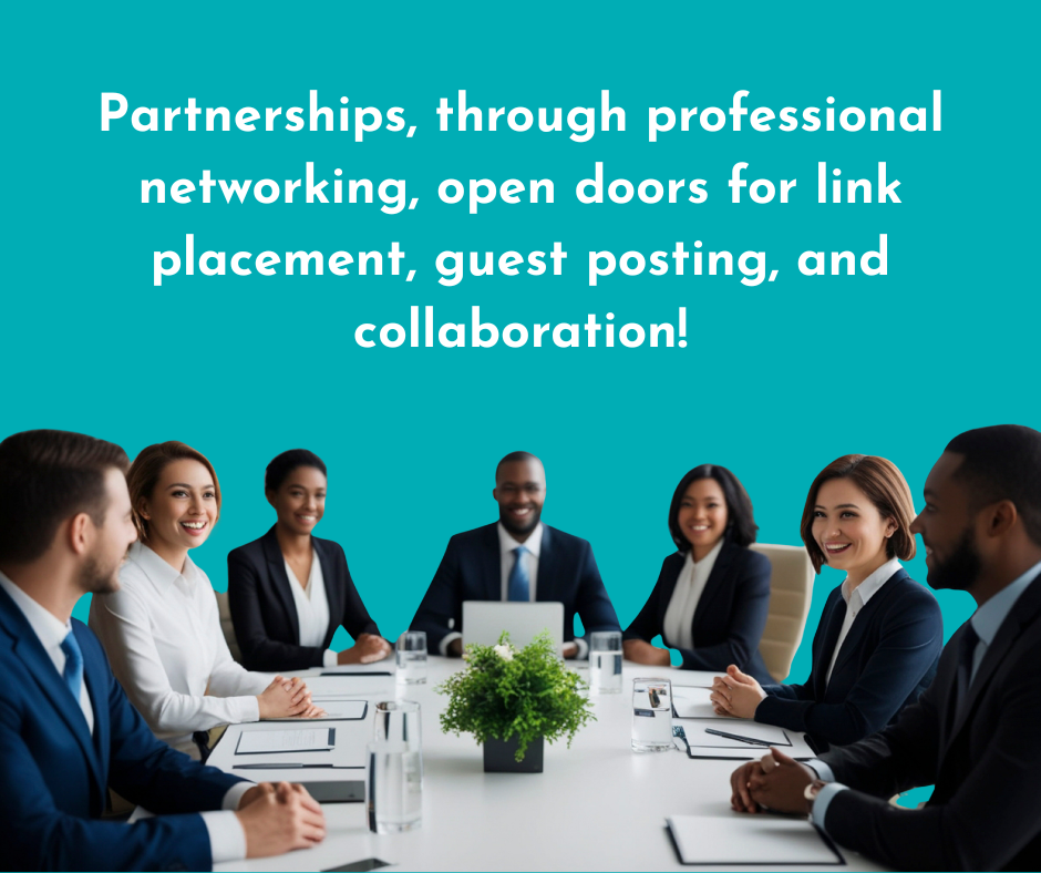 seo experts have professional networking resulting in guest post partnerships