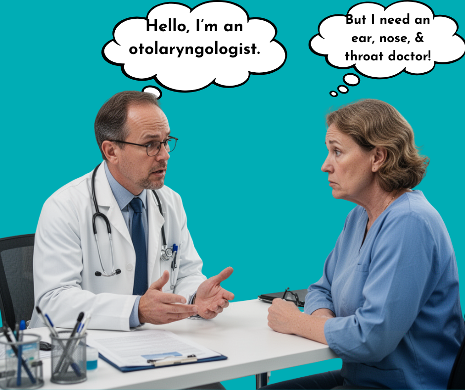 an example of how patient language is different from clinical terminology