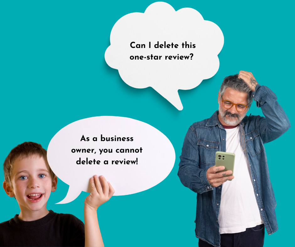 businesses cannot remove one-star reviews