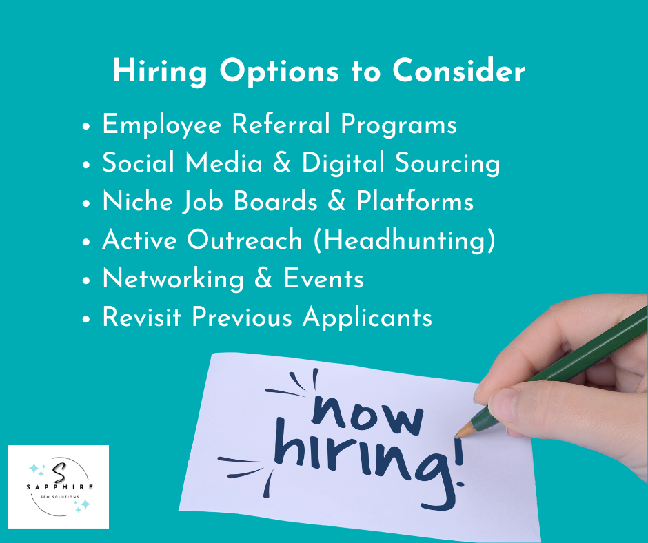 Step two of hiring a professional seo content writer is to source talent