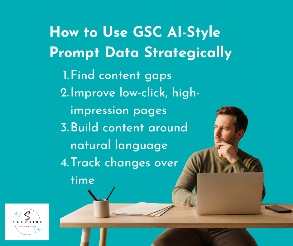four ways on how you can use GSC AI prompt data effectively