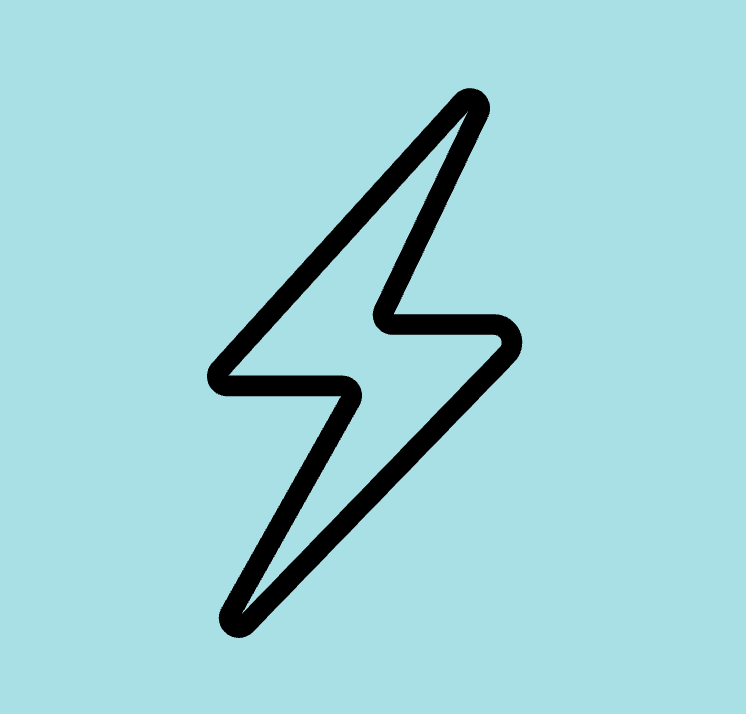 Graphic of a lightning bolt