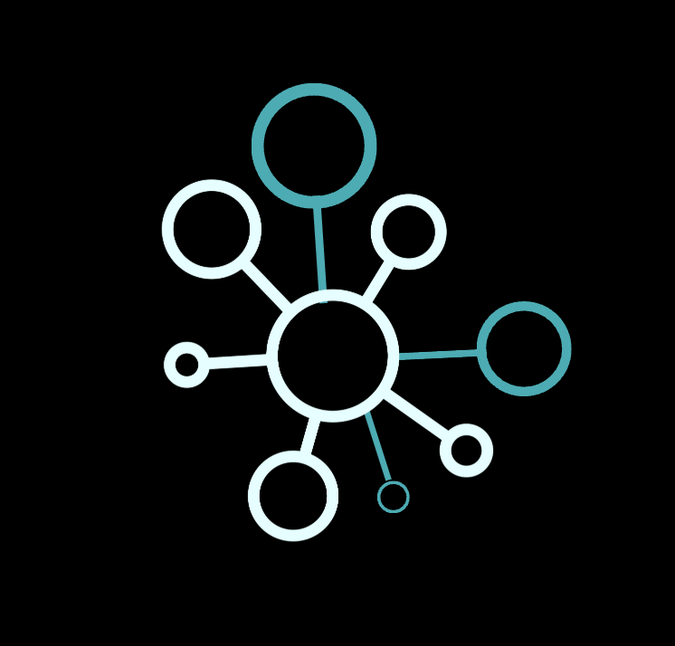 Connected lines and circles