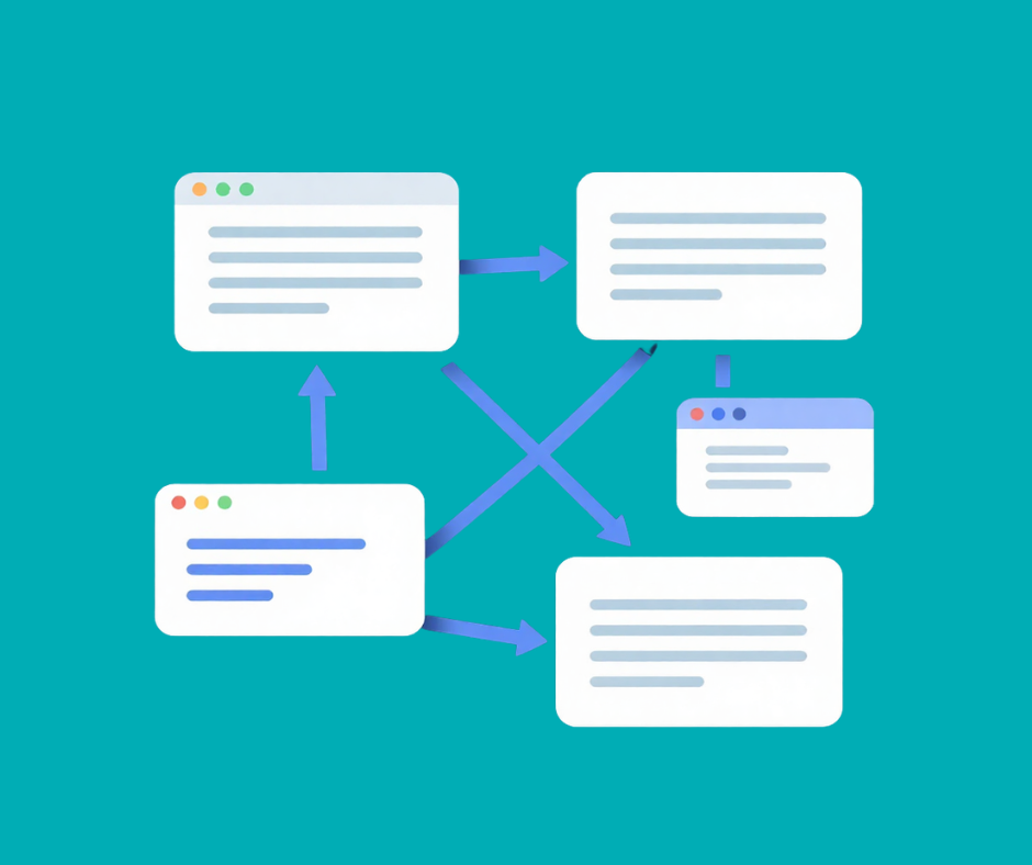 many websites linking to one website suggesting that blogs attract backlinks