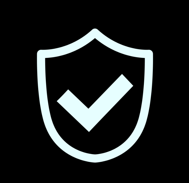 Graphic of a shield with a checkmark