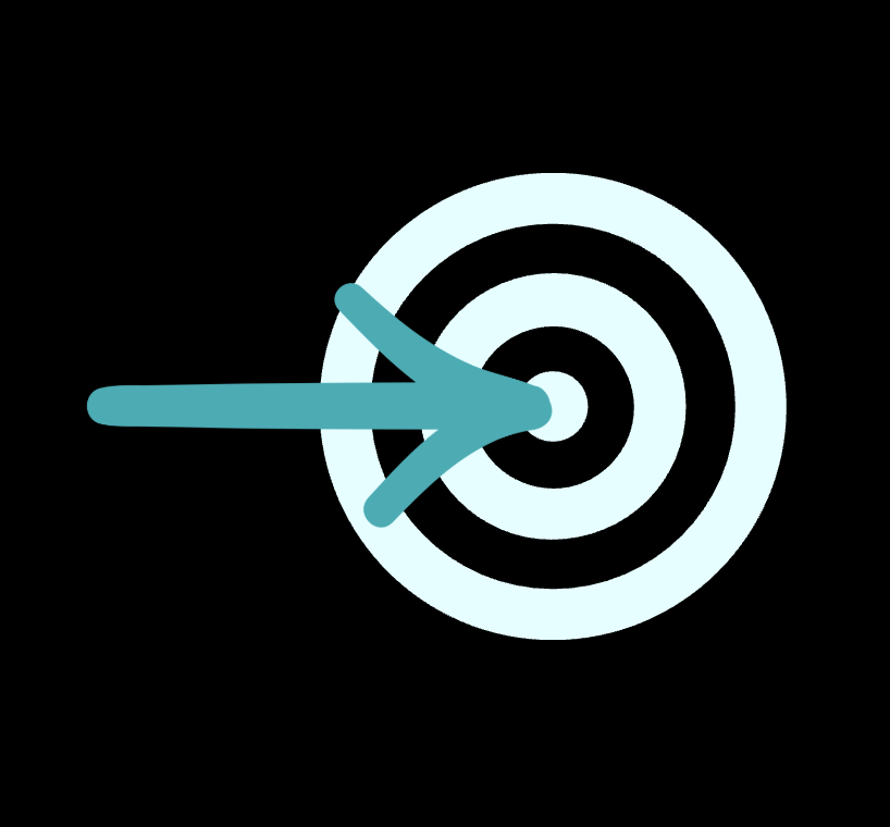 Target with an arrow in the bullseye