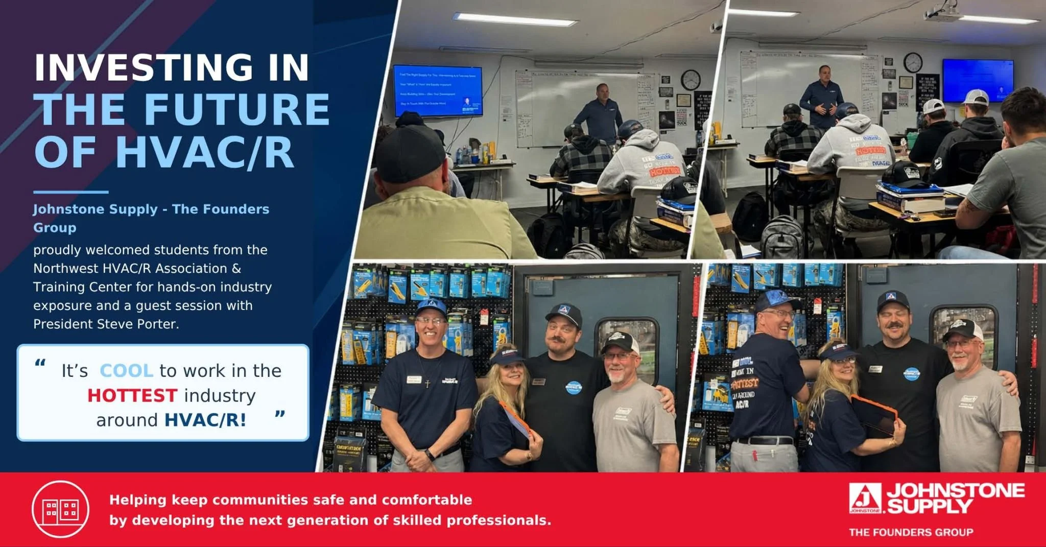 JSFG Partners with Northwest HVAC/R Training Center