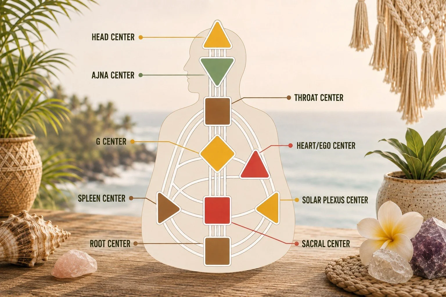 Understanding the Nine Human Design Centers