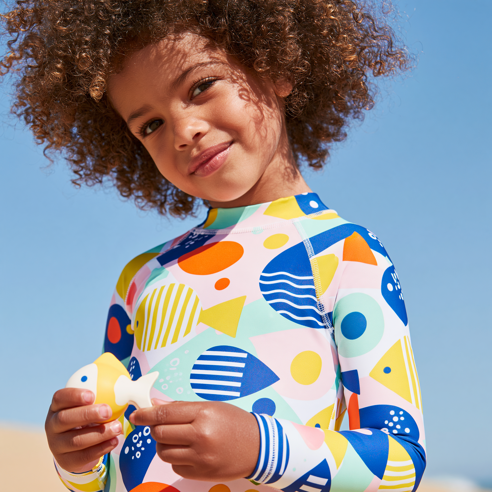 Fish Call - Kids Unisex Rash Guard, Long Sleeve, Premium Spandex, SPF 50