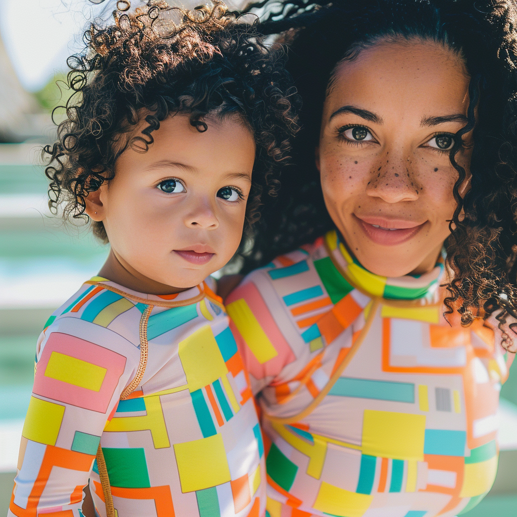 summer BY ILOVEMILU mom + me matching tops