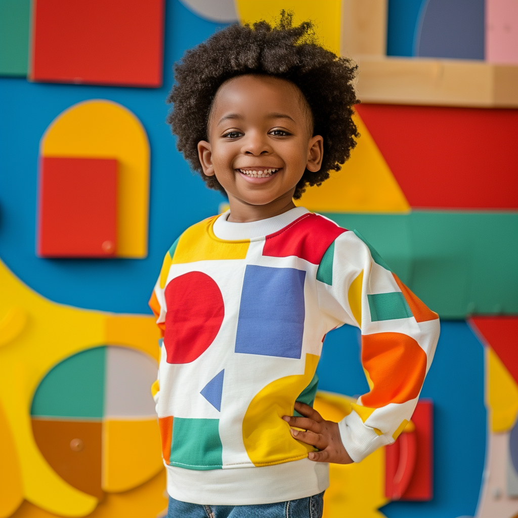 KIDS SWEATER BAUHAUS DESIGN BY ILOVEMILU.COM