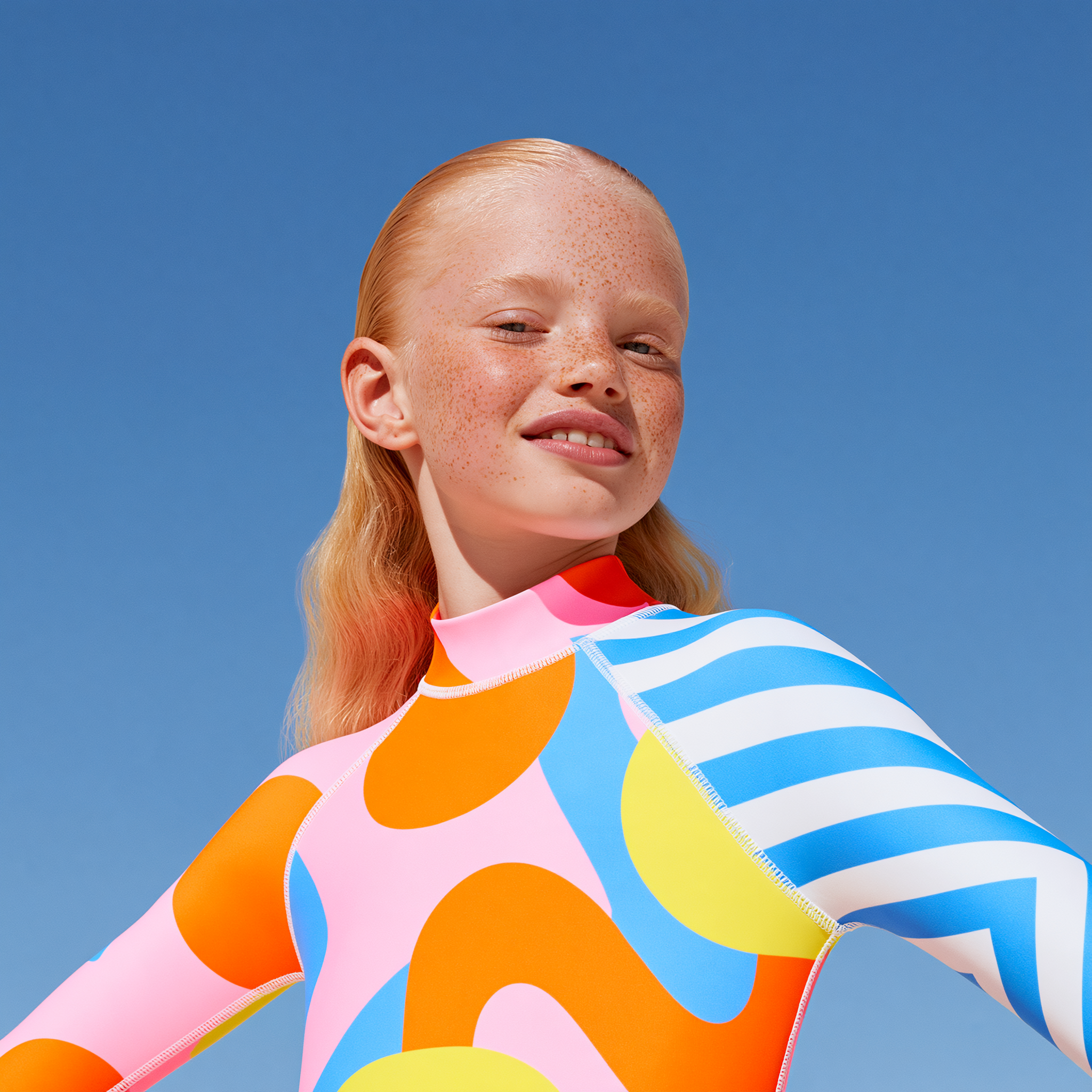 Unique You - Kids Unisex Rash Guard, Long Sleeve, Premium Spandex, SPF 50