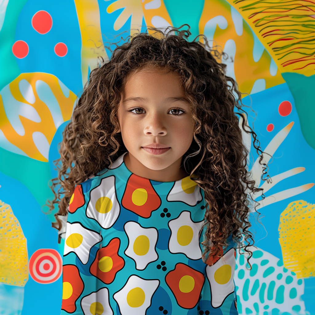 eggs rash guard top - summer fever collection