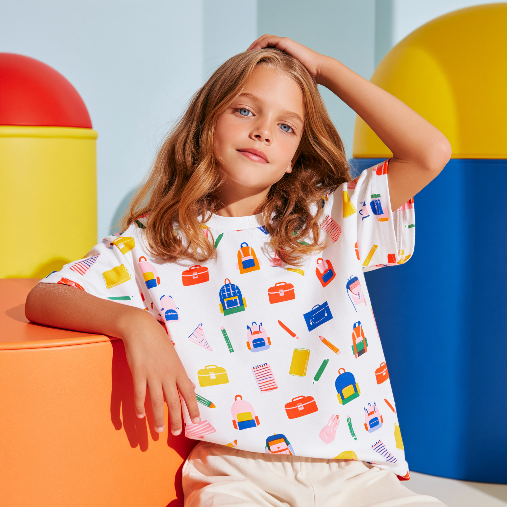 School is ON - Kids Unisex Cotton Crew Neck T-Shirt