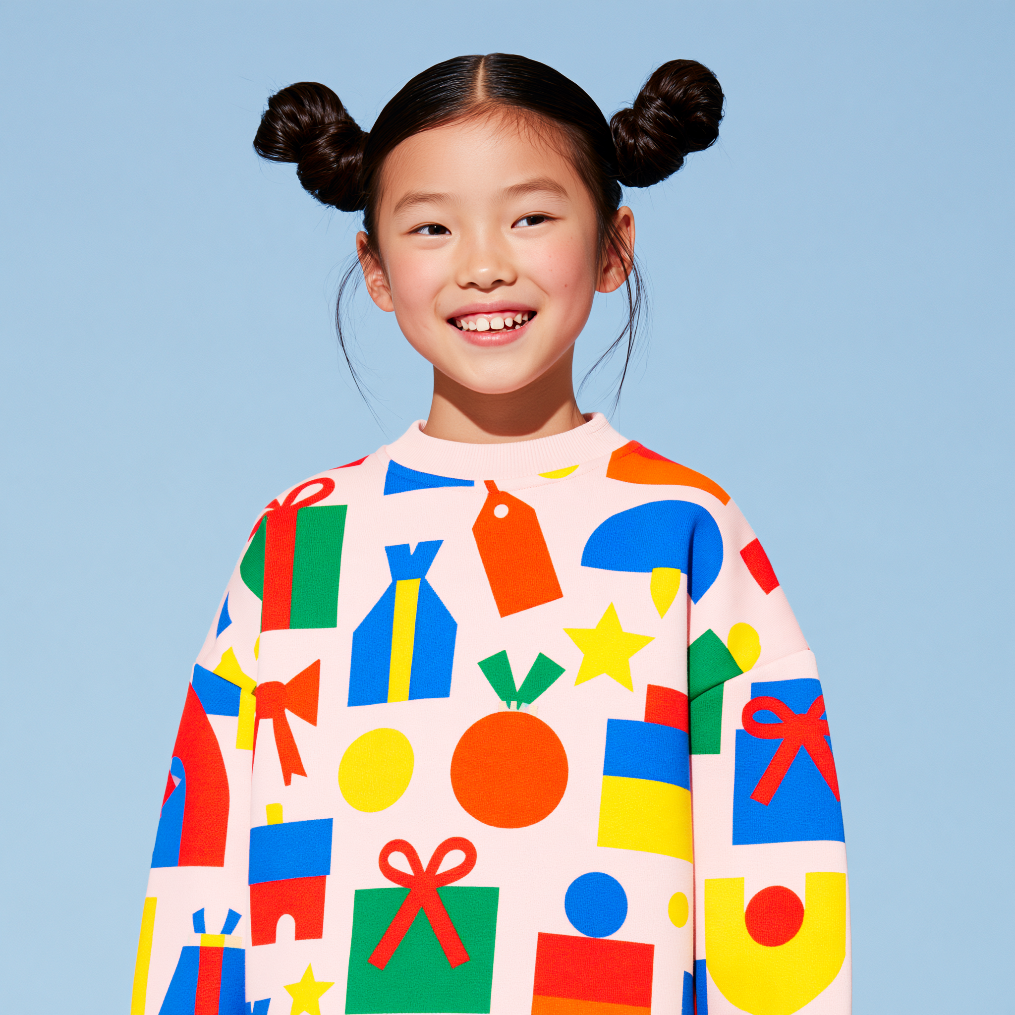 Holiday Mode - Kids Long Sleeve Pullover Sweater, Soft & Warm