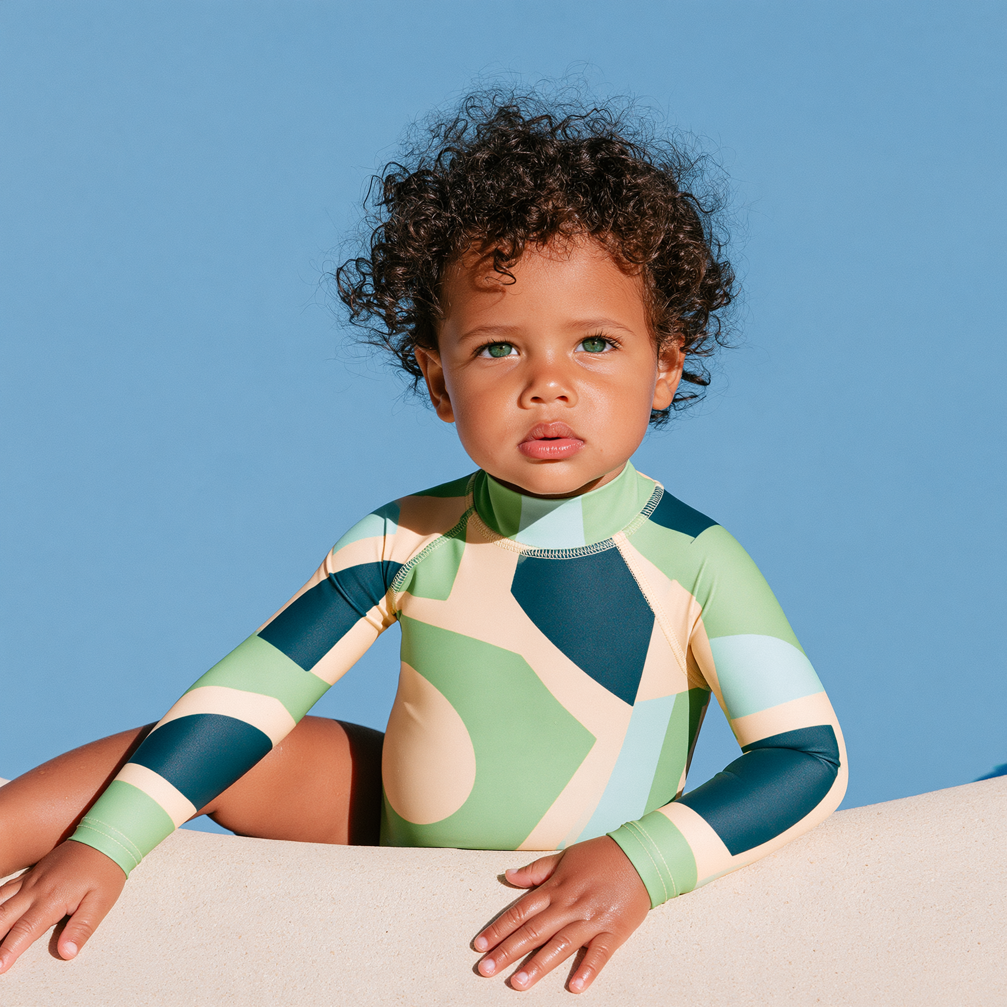 Hey Tony  - Kids Unisex Rash Guard, Long Sleeve, Premium Spandex, SPF 50