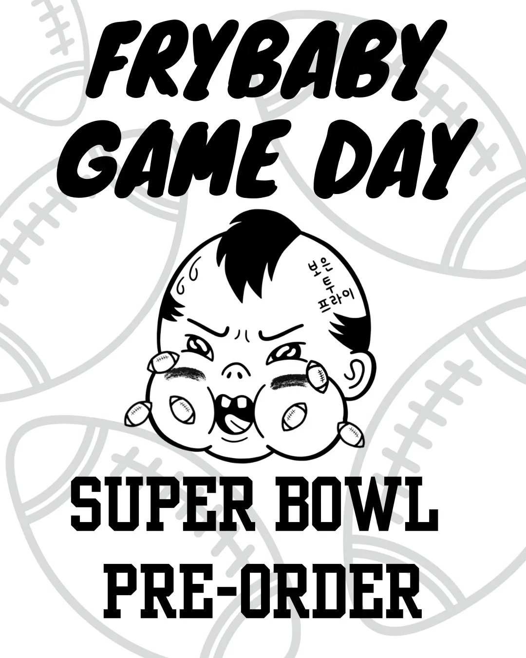 AND WE&rsquo;RE LIVE, FOLKS.
THE GAME IS ON.
THE CHICKEN IS COMING IN HOT.

DON&rsquo;T PLAY DEFENSE AGAINST HUNGER WITH SAD SNACKS. WHEN THE HANGIES STRIKE  LET FRYBABY MAKE THAT ASSIST FOR THE TOUCHDOWN.

THIS CROWD IS LOSING IT.
THE CHICKEN IS CRI