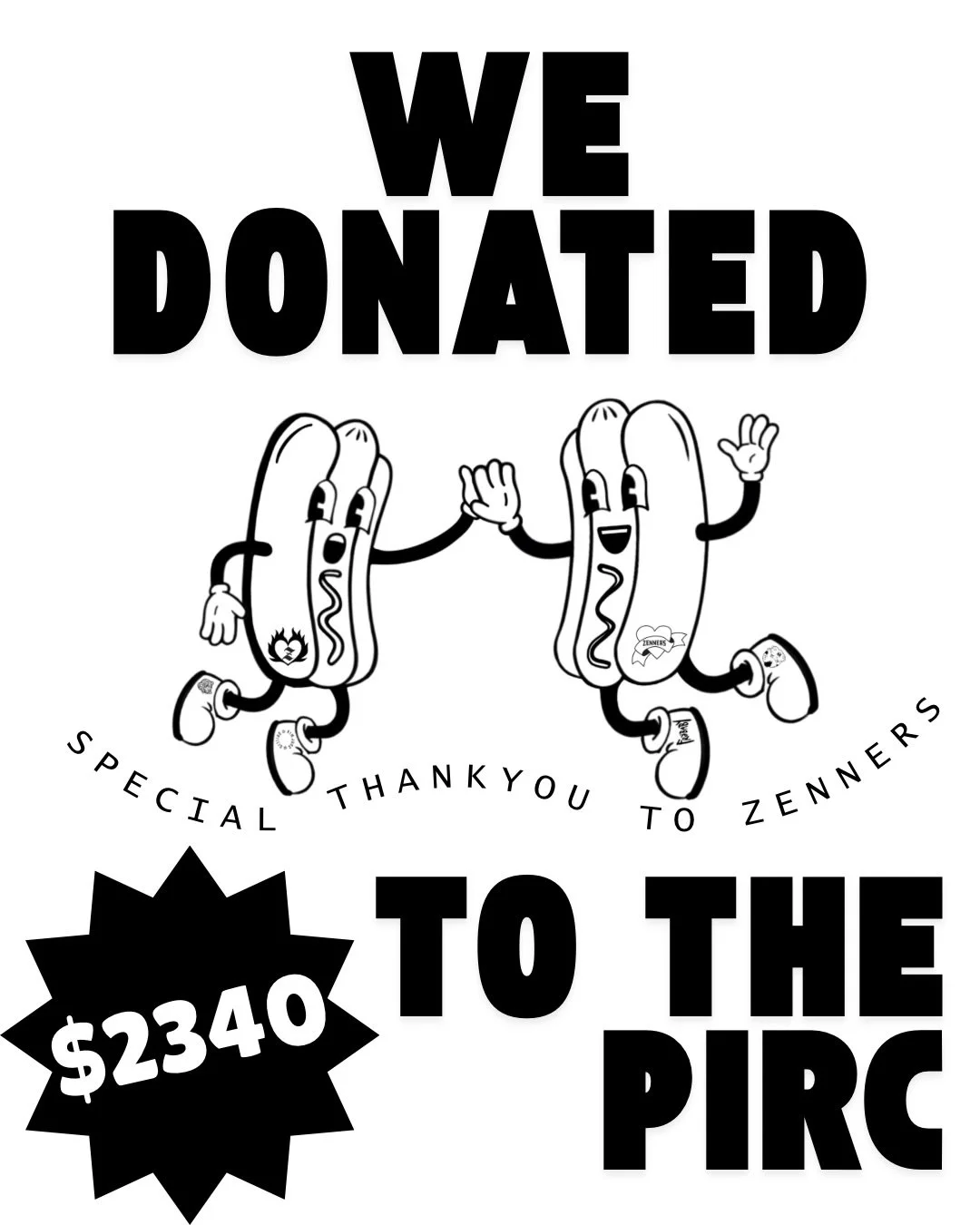 HONESTLY Y&rsquo;ALL WE ARE A LITTLE SPEECHLESS.

WEINER WEEK YOU SHOWED UP FOR SOMETHING WAY BIGGER THAN A HOT DOG.

THANK YOU FOR COMING THROUGH AND SUPPORTING. TOGETHER FRYBABY AND @kimjonggrillin DONATED $2,340 TO @pirc_oregon . 

WE ARE ALL PROD