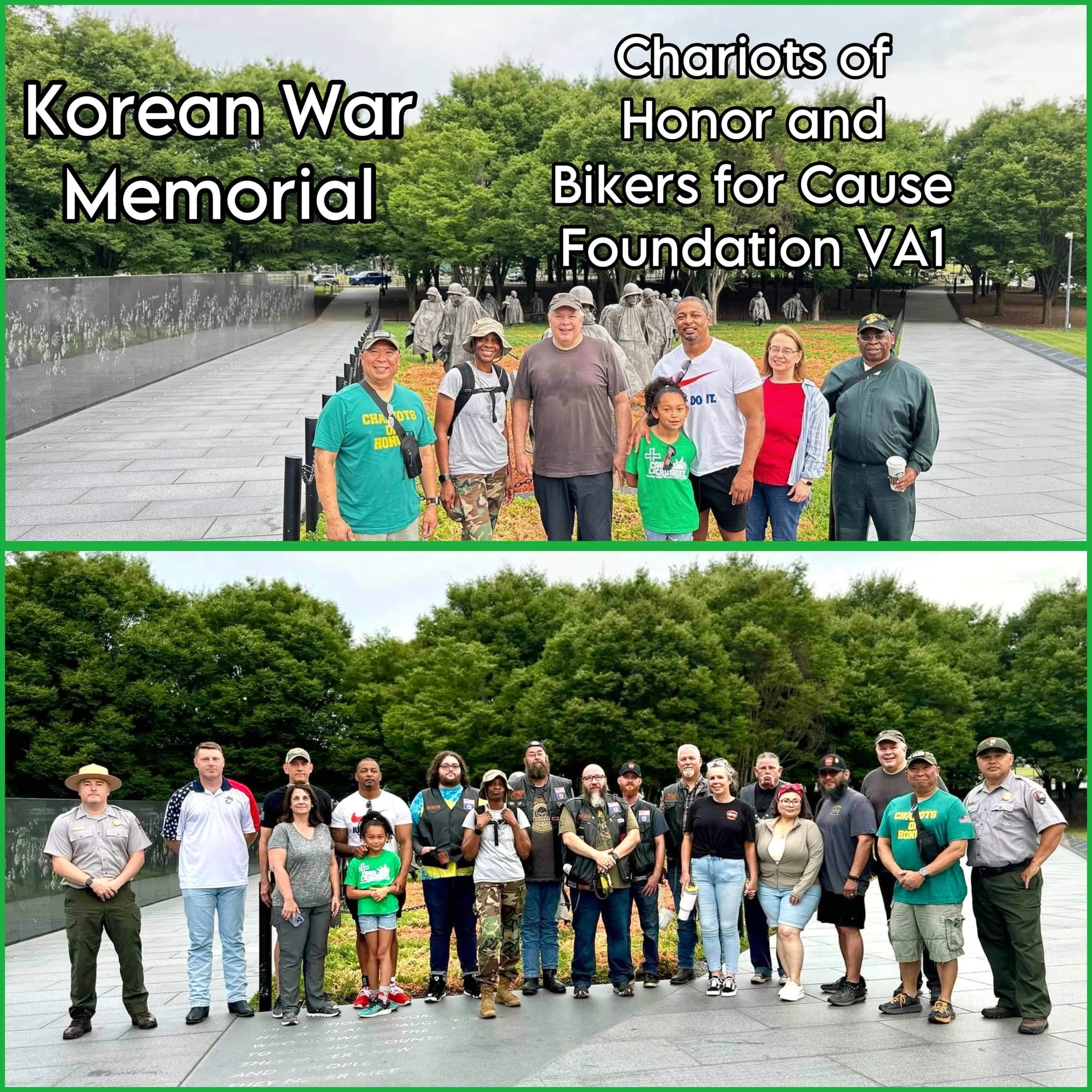 Korean War Memorial clean up