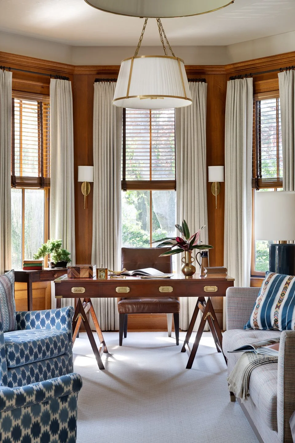 home office in in historic Boston home by Digs Design