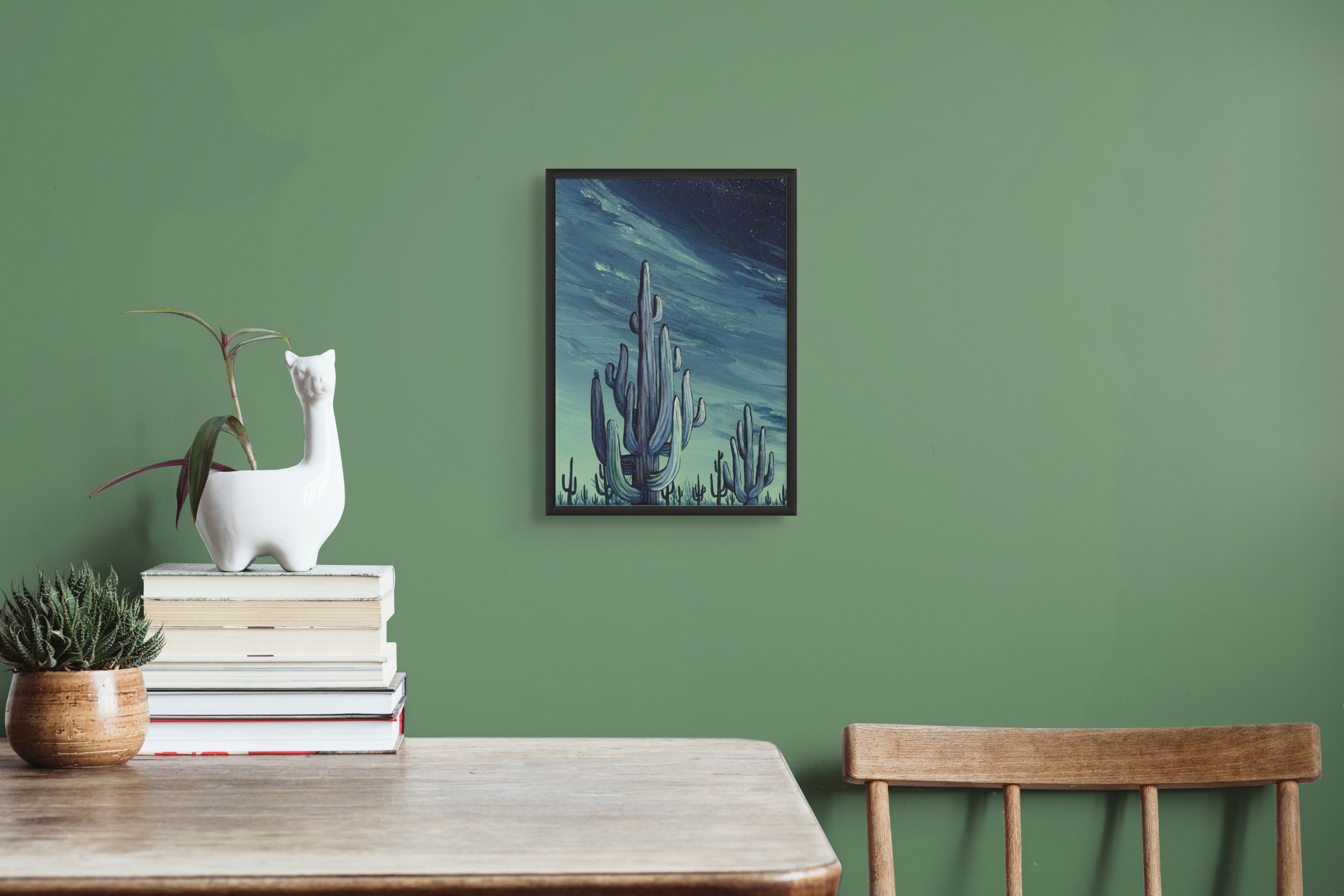 elf owl up close poster green.jpeg