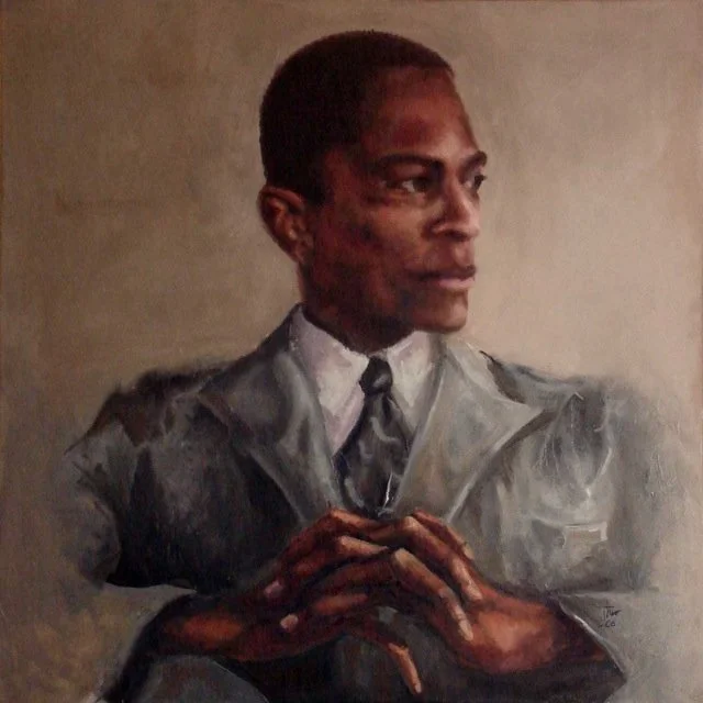 Portrait of JR Oneal in his youth, commisioned by the family. 