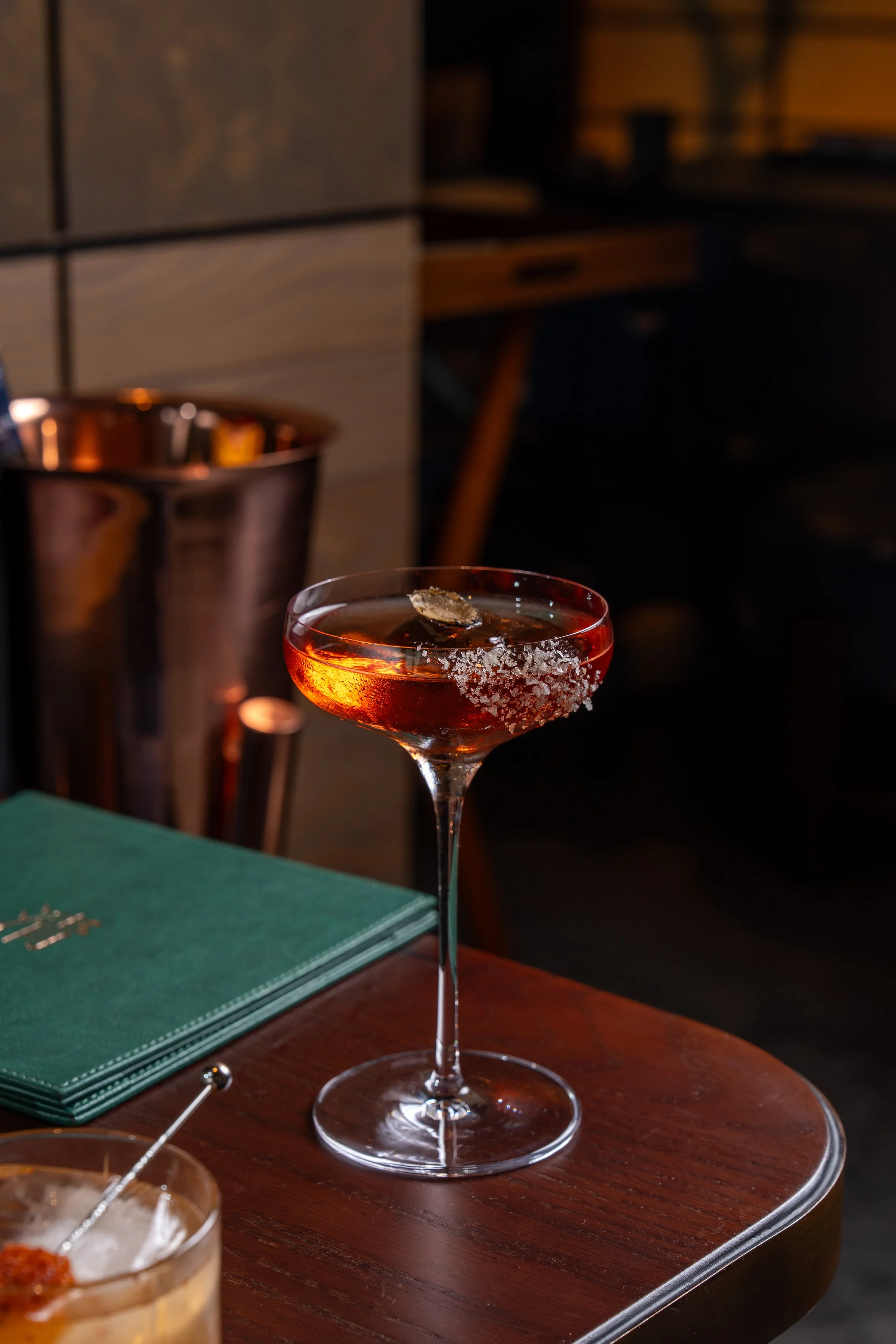 negroni with truffle