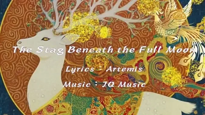 The Stag Beneath the Full Moon I 雄鹿滿月