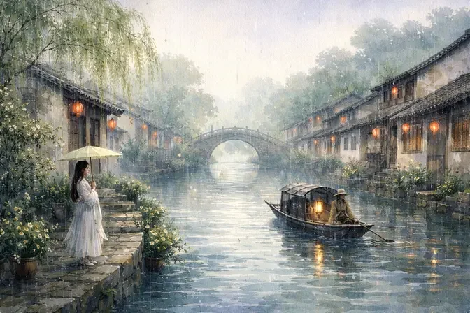 江南春雨