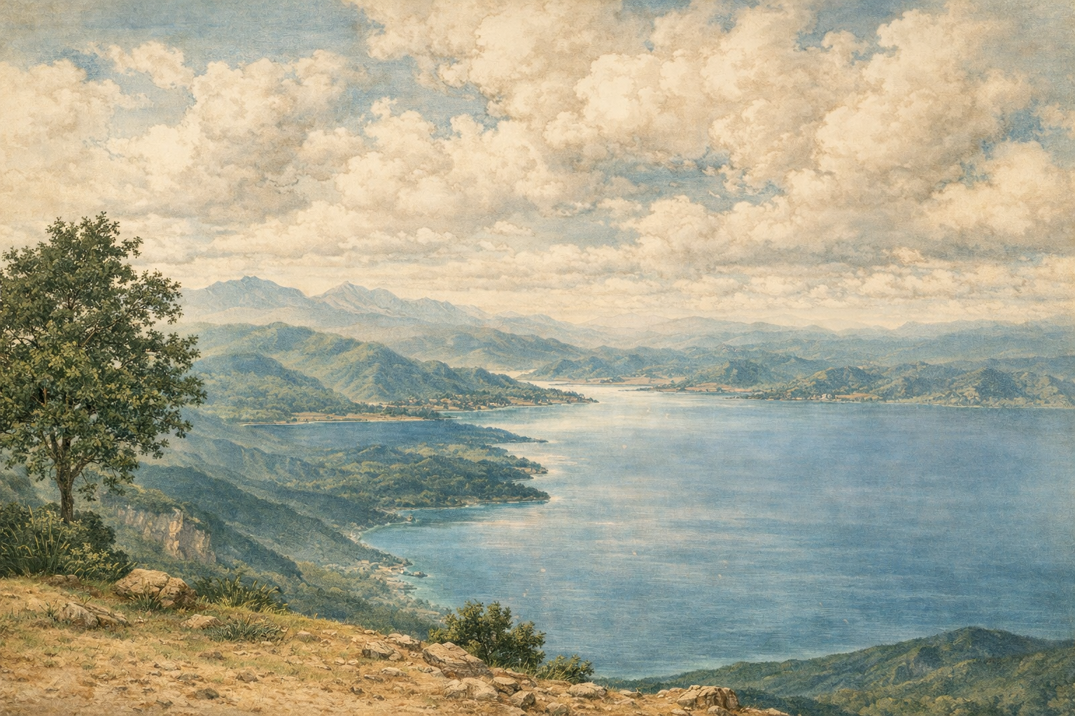 青山綠水紅塵不染