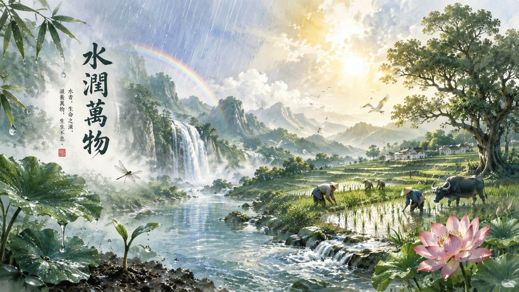 水潤萬物