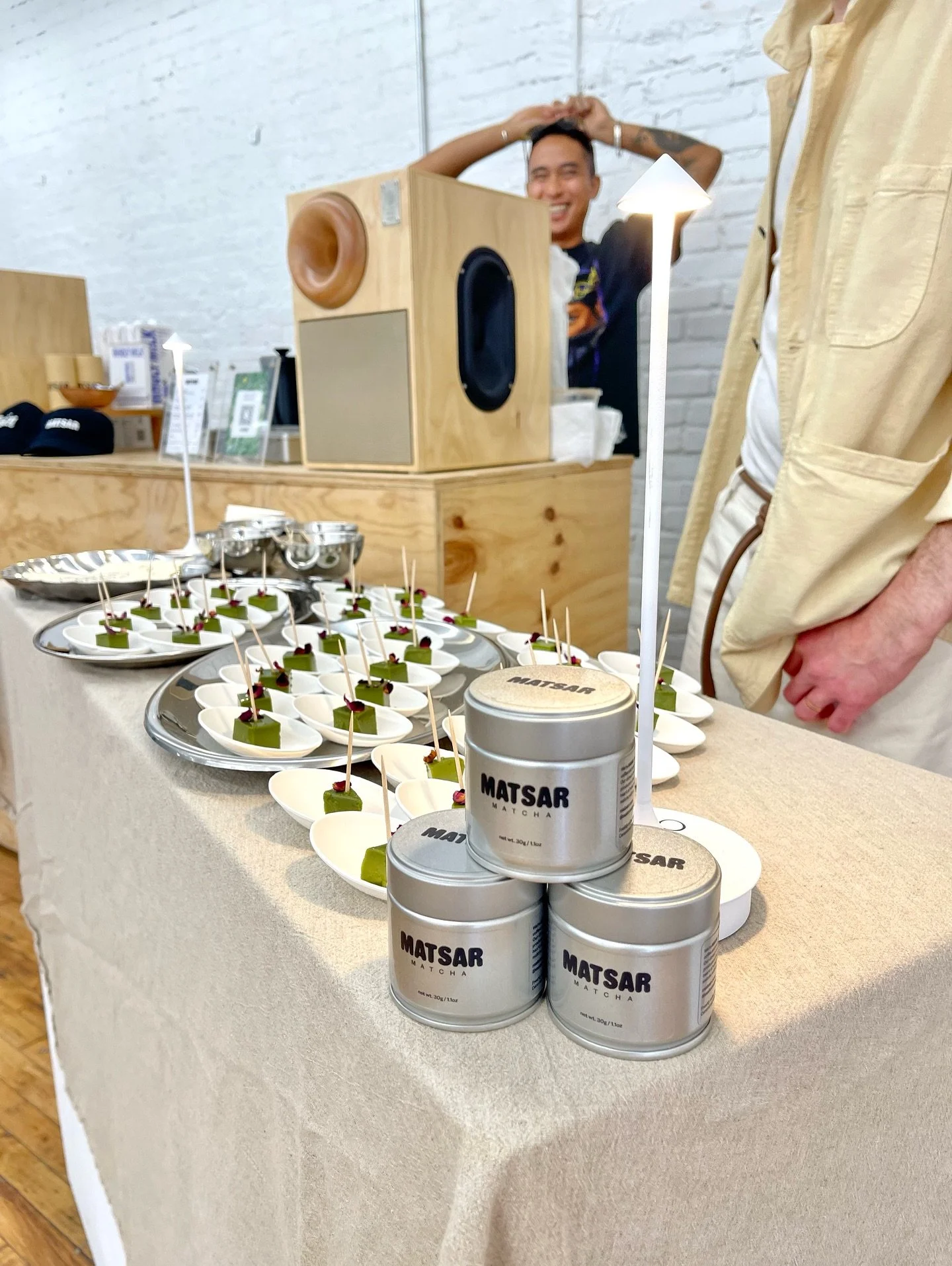 Suprise! We didn&rsquo;t do a forecast but today we&rsquo;re popping up @forecast.space  in greenpoint to showcase our @makematsar matcha flan! Come by and try them!