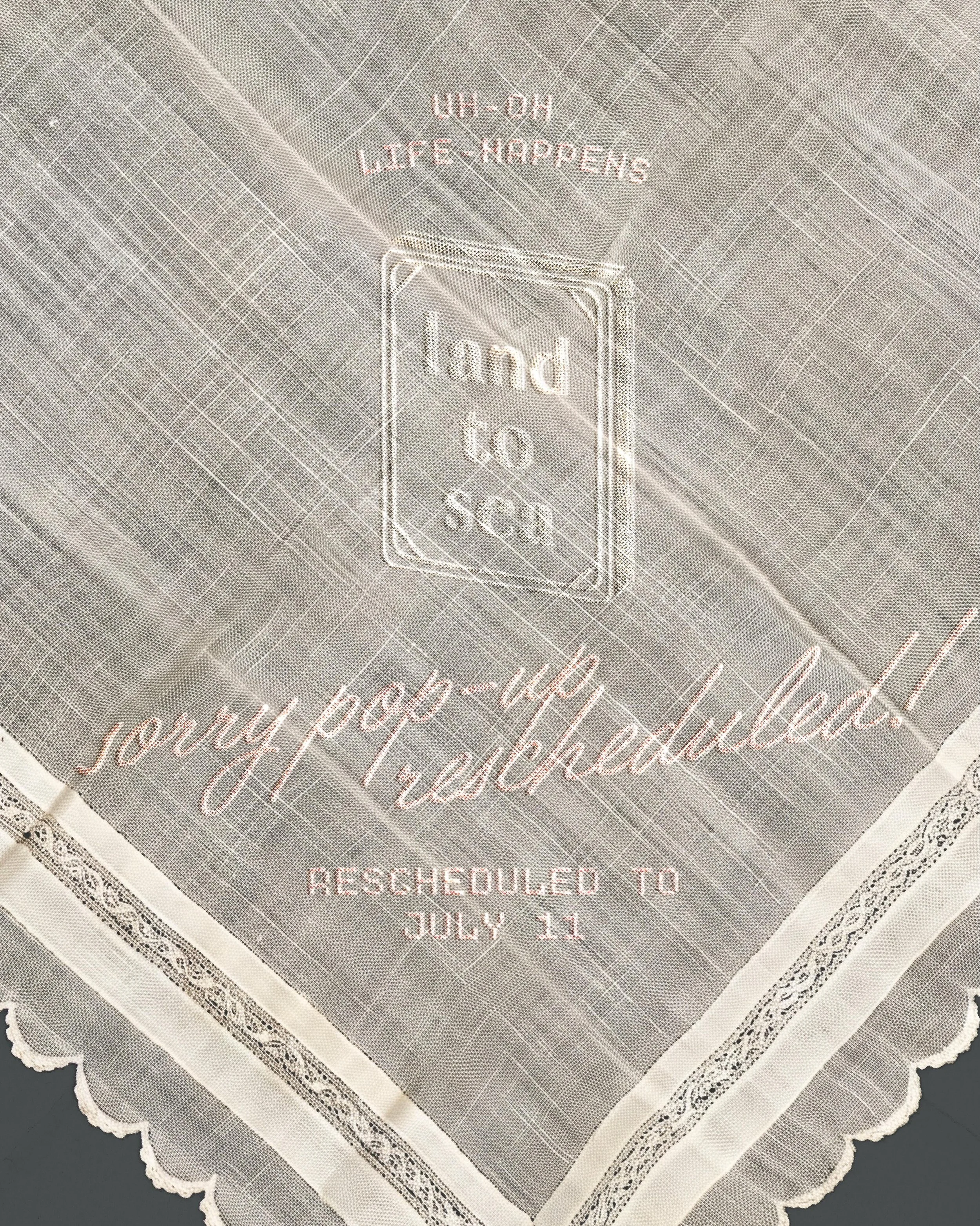 Sadly, we&rsquo;ve had to cancel today&rsquo;s pop-up at Land to Sea, but we hope to see you for our rescheduled visit on Saturday, July 11th. Thank you, and we look forward to seeing you all very soon.