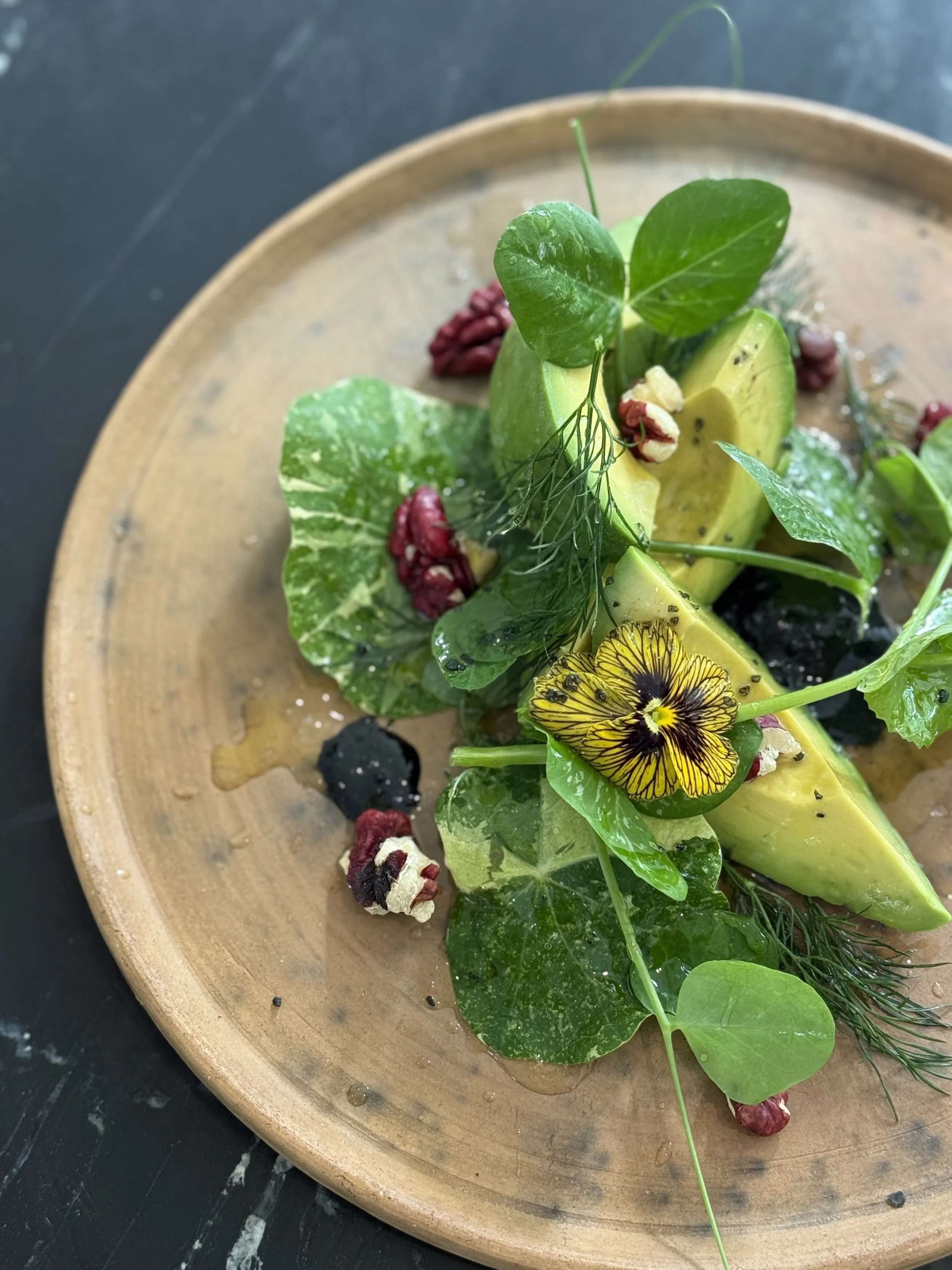 Rosie santos avocado red walnut black sesame