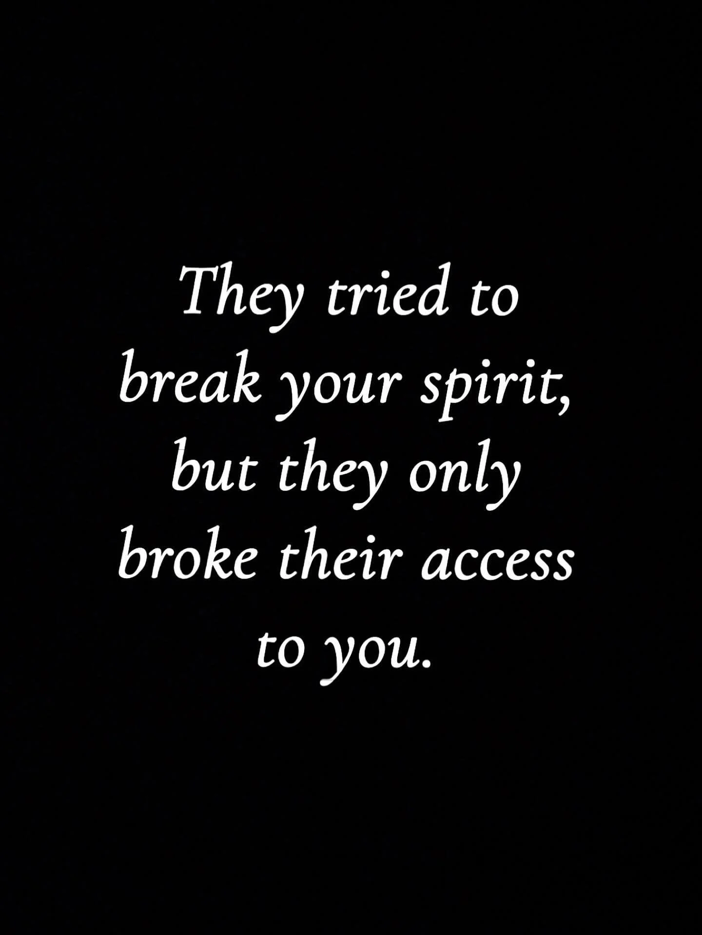They tried to break your spirit, but they only broke their access to you. What do I always say? Know who is your inner circle. It&rsquo;s funny how much people can talk about you. But lies are never the truth. So keep your circle tight and enjoy the 