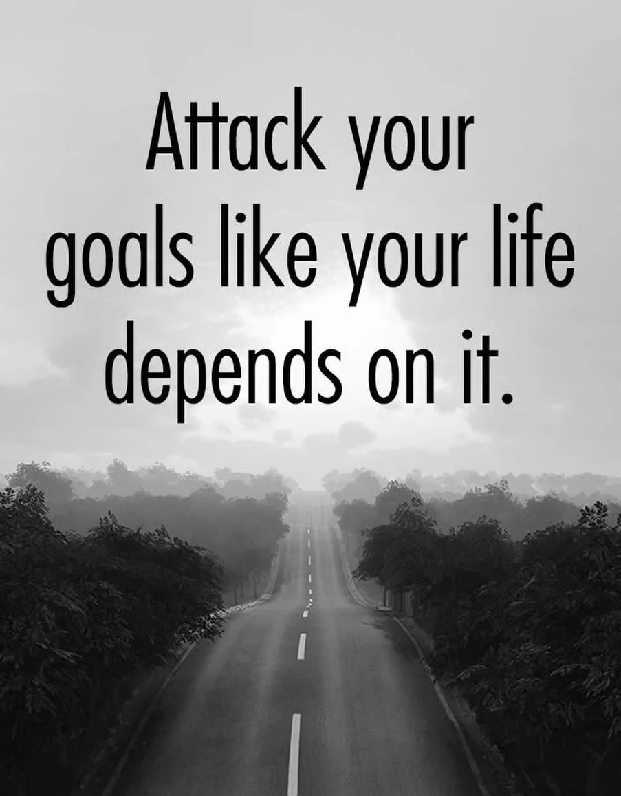 Attack your goals like your life depends on it. Because it does. What you go after is important. Therefore, choose your path. Don&rsquo;t allow life to take you in multiple directions. #lifecoach #motivation #chooseyourpath #letmehelp #ihopethishelps