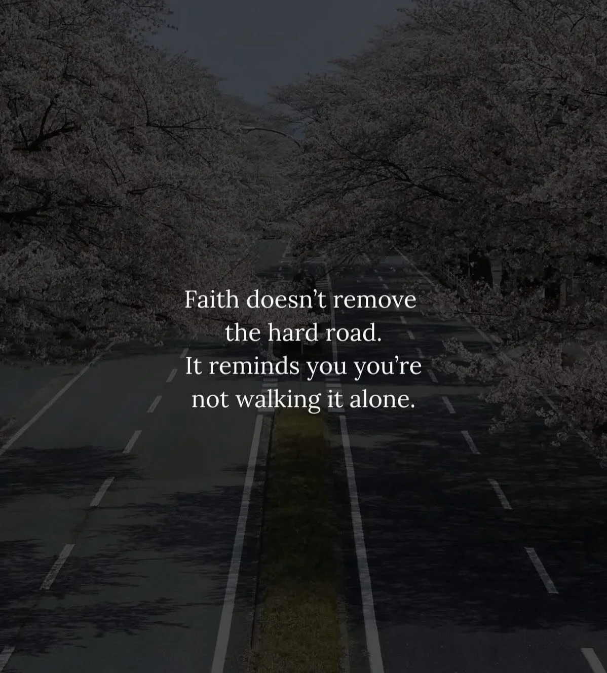 Faith doesn&rsquo;t remove the hard road. It reminds you you&rsquo;re not walking it alone. We walk through difficult days. We have been promised better days ahead. Focus there. #lifecoach #motivation #faith #letmehelp #ihopethishelps