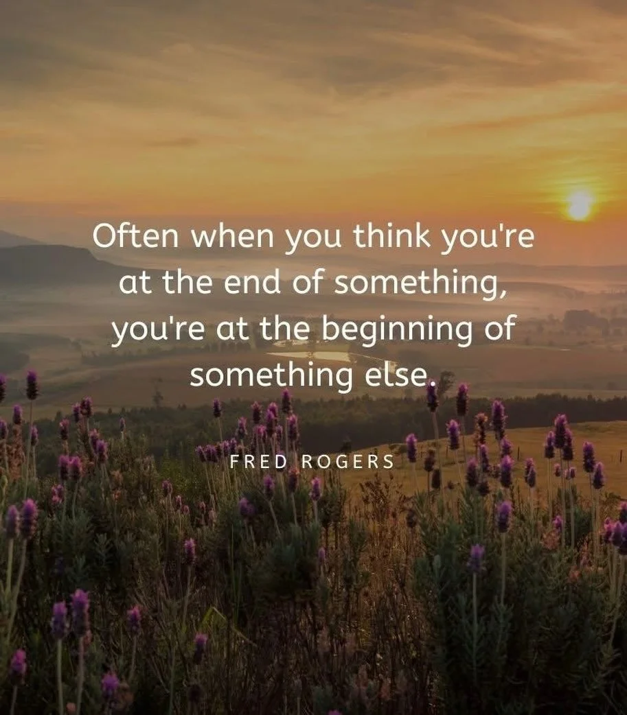 Often, when you think you&rsquo;re at the end of something, you&rsquo;re at the beginning of something else. You need change for there to be new paths. Don&rsquo;t be afraid. What lies ahead can be more beautiful than you can imagine. #lifecoach #mot