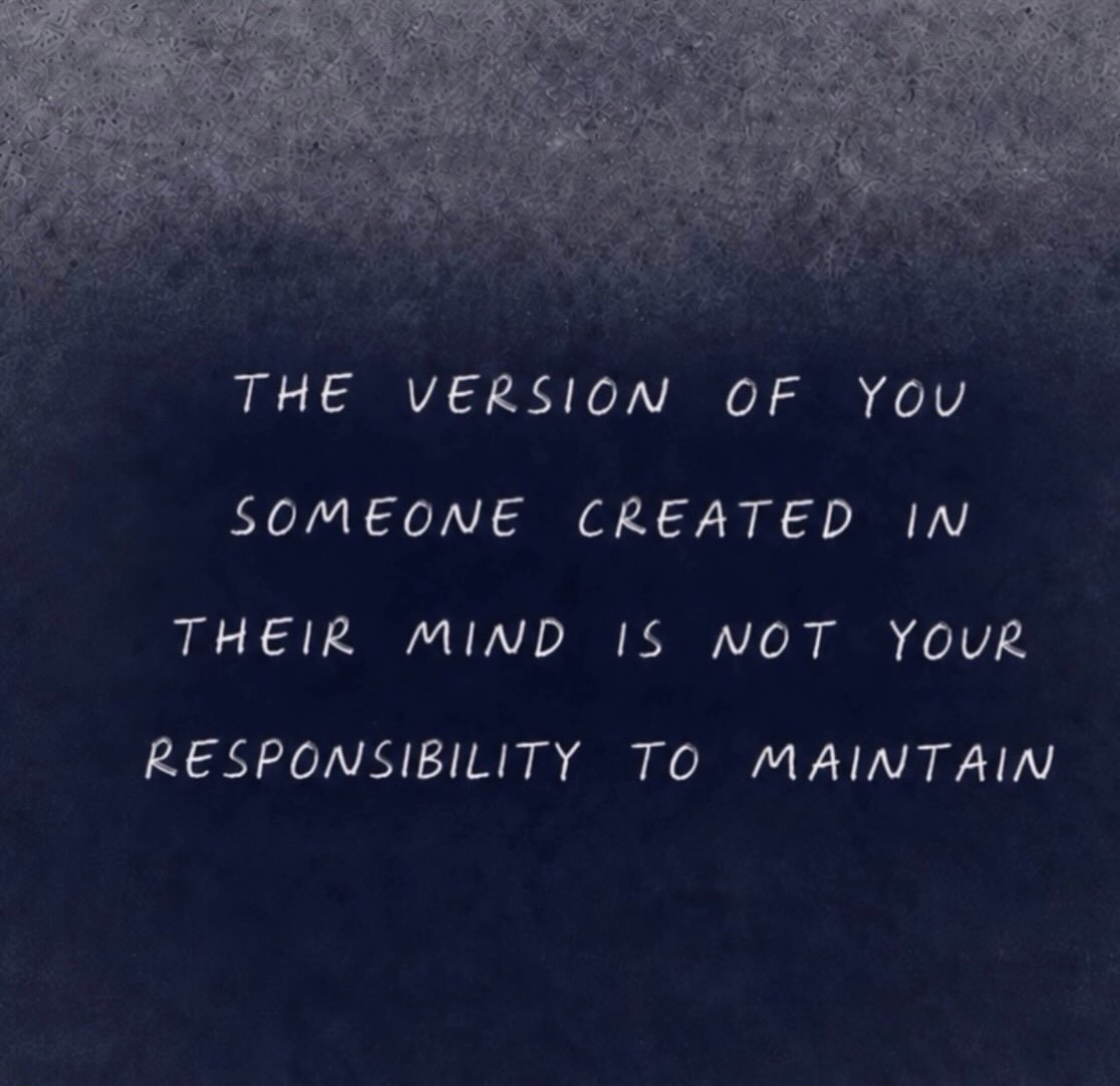 The version of you someone created in their mind is not your responsibility to maintain. That&rsquo;s like trying to hit a moving target. You will never be successful trying to be anyone except you. #lifecoach #motivation #beyou #letmehelp #ihopethis