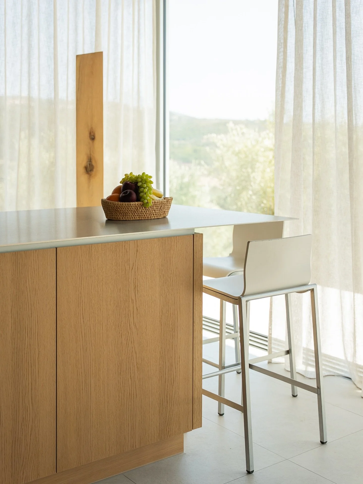 The breakfast corner. Perfect spot for a moment of appreciation watching the Ionian Sea with a hot coffee.