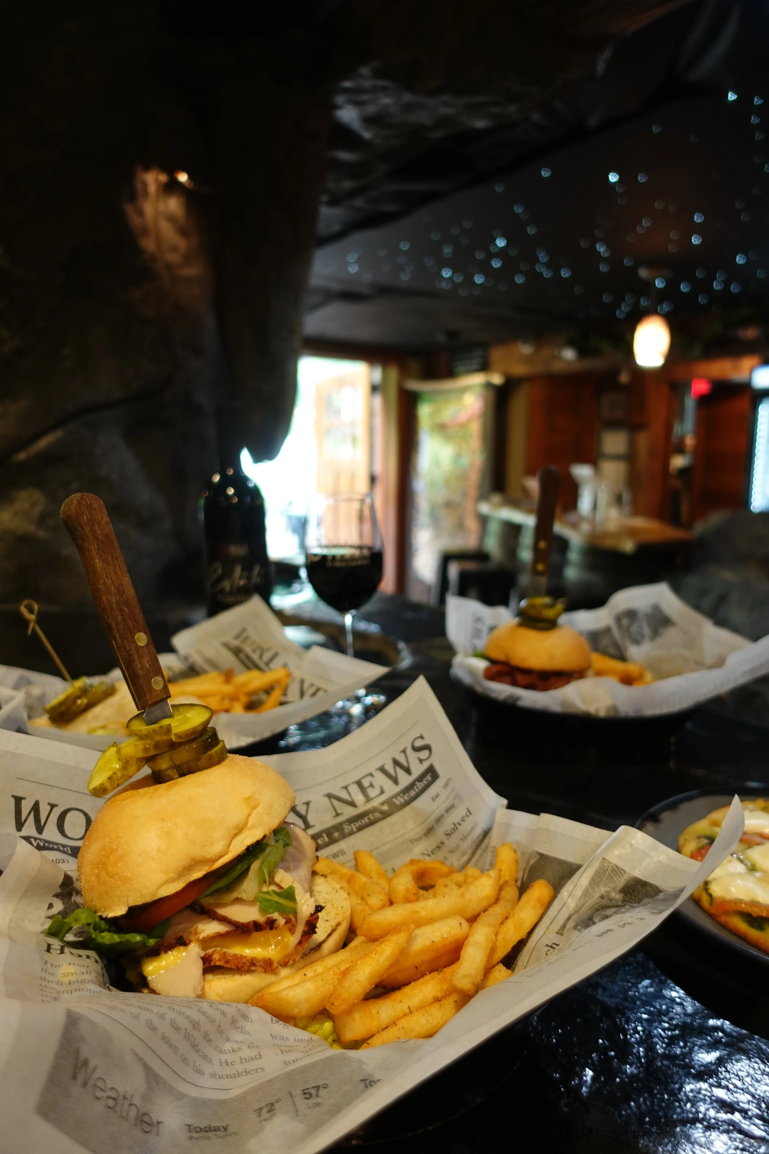 Teubes Menu Menus — The Wine Cave