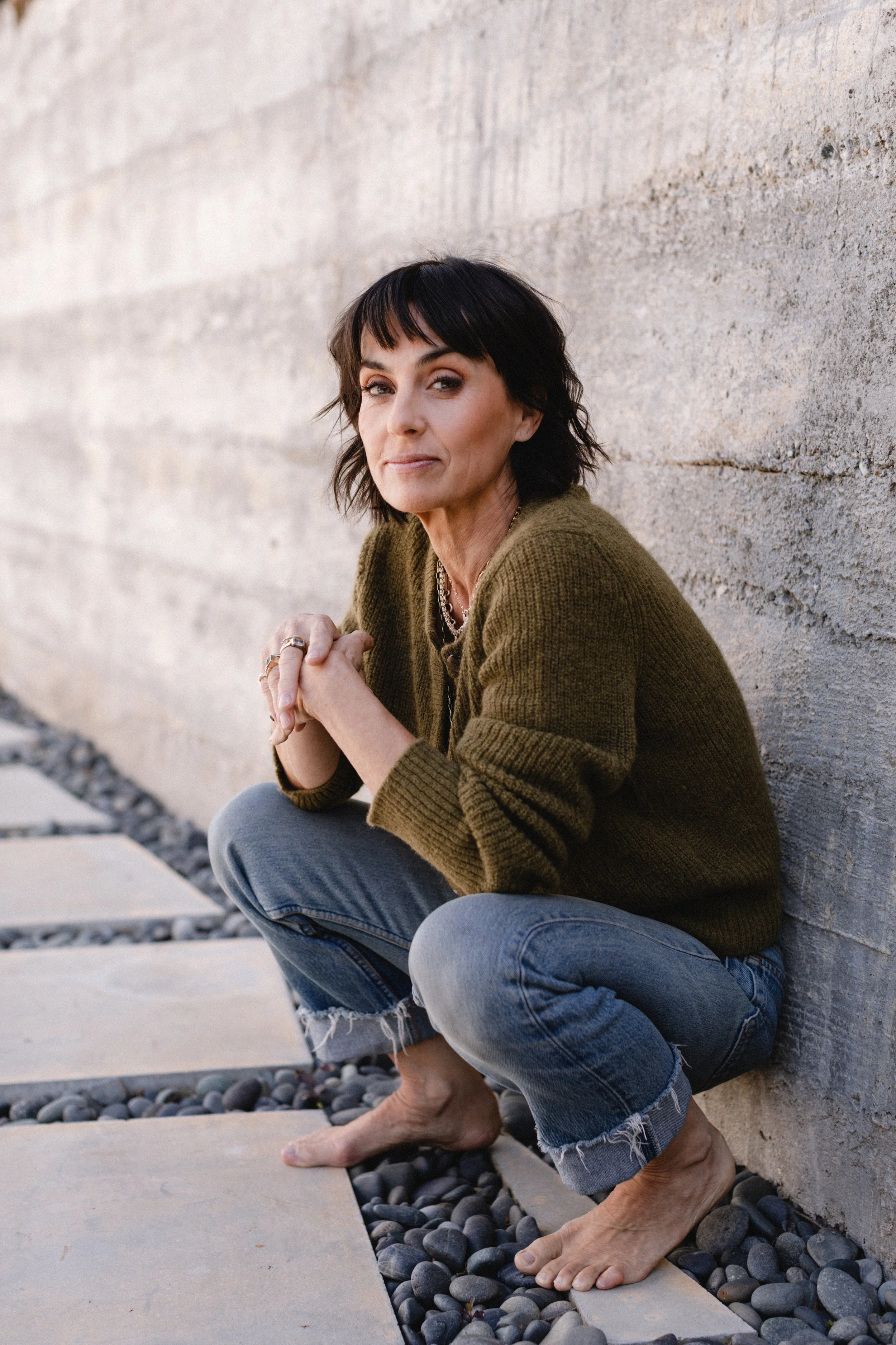 Portrait of Constance Zimmer photographed by Violeta Meyners in Los Angeles.