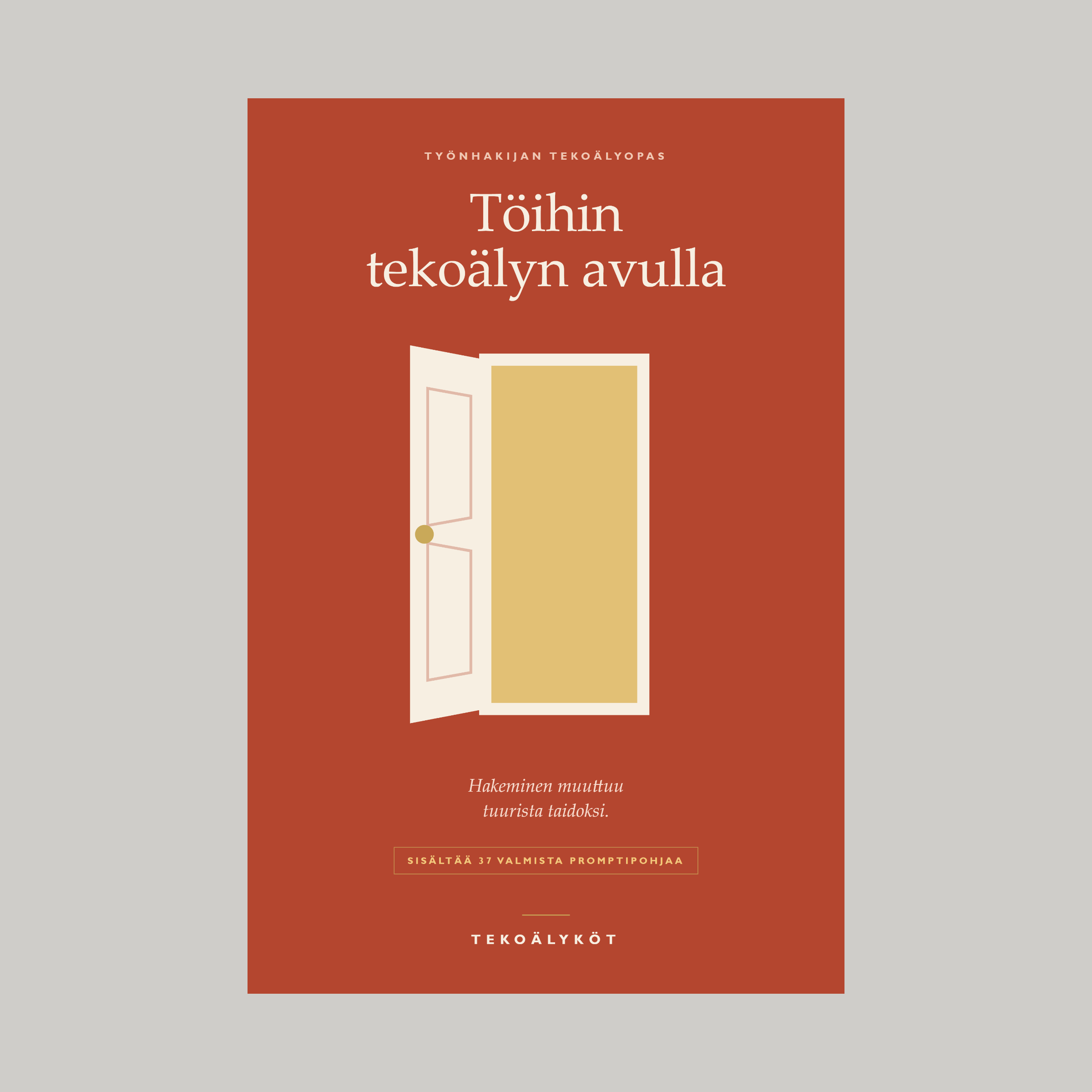 Töihin tekoälyn avulla kirjan kansikuva